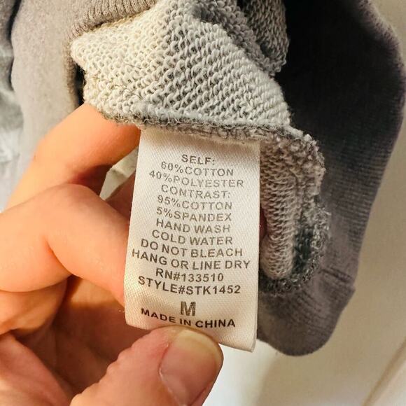 Sweet Claire Ugly Gingerbread Grey Let’s Get Baked Crewneck Sweatshirt Size M - Picture 8 of 8